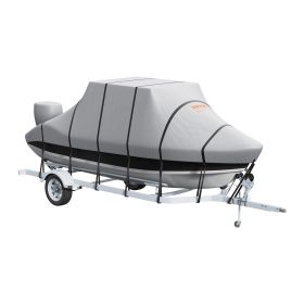 VEVOR T Top Boat Cover, 24'-26' Waterproof Trailerable T-Top Boat Cover, 600D Marine Grade PU Oxford, with Windproof Buckle Straps