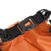 Dry Bag with Zipper Orange 4 gal PVC