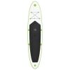 Inflatable Stand Up Paddleboard with Sail Set Green and White