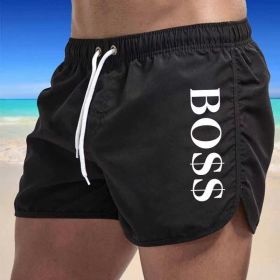 New Boss Casual Fashion Men's Beach Shorts Swim Shorts (size: M)