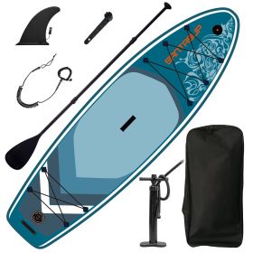 US Warehouse free shipping Inflatable Paddle Board, Stand Up Paddle Boards for Adults, Sup Board for Fishing, Wide Stance for All Levels (Color: Q-WIND)