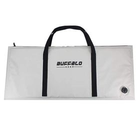 40"x17" Insulate Fish Cooler Bag Large Monster Leakproof Kill Bag Portable Waterproof Thermal Tote Fishing Tackle Storage Bags (Color: White)