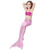 3PCS Kids Girls Swimsuit Bathing Suits Bikini Fish Tail Set