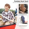 Low Back Folding Padded Boat Seat for Outdoor Adventures