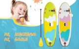 inflatable paddle board 8'  Kids Sup including sup paddle, paddleboard backpack, pump, leash