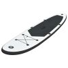 Inflatable Stand up Paddle Board Set Black and White