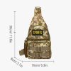 Multi-pocket Crossbody Camouflage Bag for Outdoor Camping Hiking