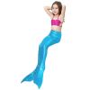 3PCS Kids Girls Swimsuit Bathing Suits Bikini Fish Tail Set