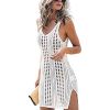 Women Swimsuits Cover Ups Crochet Bathing Suit Tassel Bikini Coverup Beach Swimwear