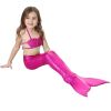 3PCS Kids Girls Swimsuit Bathing Suits Bikini Fish Tail Set