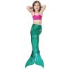 3PCS Kids Girls Swimsuit Bathing Suits Bikini Fish Tail Set